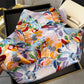 Abstract Floral Scarf with Vibrant Watercolor Print 27¡Á27 Inches