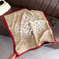 Vintage Paisley Print Cotton Feel Scarf 27¡Á27 Inches