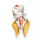 Cute Scarf with Floral Print and Soft Glossy Finish 27¡Á27 Inches