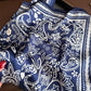 Satin Scarf with Classic Paisley Print 27¡Á27 Inches