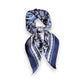 Satin Scarf with Classic Paisley Print 27¡Á27 Inches