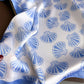 Luxury Satin Shell Print Scarf for Various Occasion 27¡Á27 Inches