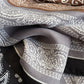 Faux Velvet Scarf with Multi-Tone Bandana Patchwork Print 27¡Á27 Inches