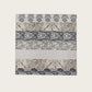 Paisley Print Satin Square Scarf with Dual-Tone Design 35.5x35.5in