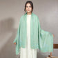 Soft Paisley Wrap Shawl with Fringe Lightweight Warm Oversized Scarf 72.5¡Á28 Inches