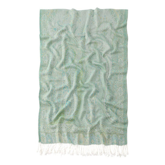 Soft Paisley Wrap Shawl with Fringe Lightweight Warm Oversized Scarf 72.5¡Á28 Inches