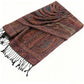 Soft Paisley Wrap Shawl with Fringe Lightweight Warm Oversized Scarf 72.5¡Á28 Inches