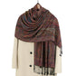 Soft Paisley Wrap Shawl with Fringe Lightweight Warm Oversized Scarf 72.5¡Á28 Inches