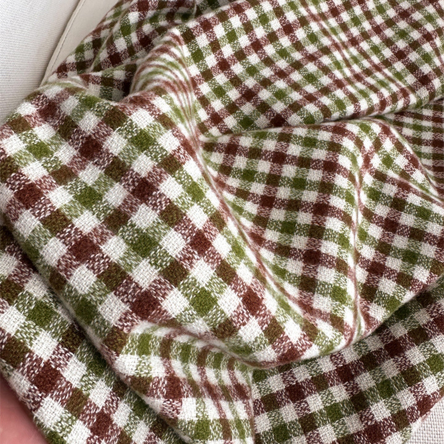 Plaid Winter Scarf Soft Cozy Woven Wrap with Fringe Edges 81¡Á26.5 Inches