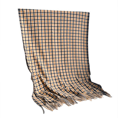Plaid Winter Scarf Soft Cozy Woven Wrap with Fringe Edges 81¡Á26.5 Inches