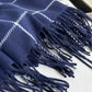 Plaid Winter Scarf Soft Warm Woven Long Shawl with Fringe Edges 78.5¡Á23.5 Inches