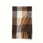 Soft Plaid Oversized Scarf with Cozy Woven Texture and Fringe Hem 78.5¡Á26 Inches