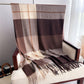 Soft Winter Plaid Scarf with Warm Cozy Feel and Fringe Trim 78.5¡Á26 Inches
