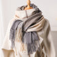 Soft Winter Plaid Scarf with Warm Cozy Feel and Fringe Trim 78.5¡Á26 Inches