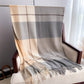 Soft Winter Plaid Scarf with Warm Cozy Feel and Fringe Trim 78.5¡Á26 Inches