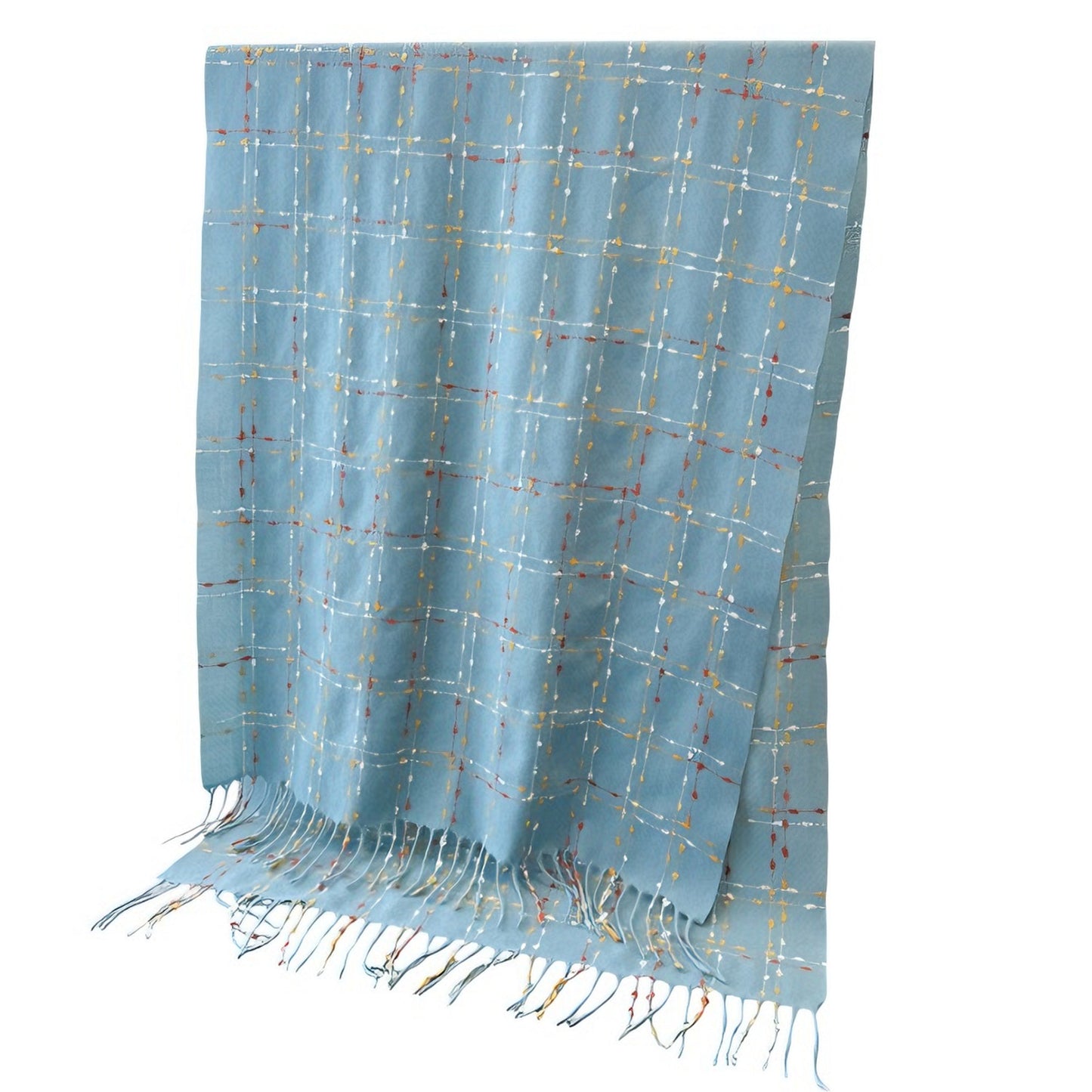 Winter Plaid Scarf with Lightweight Warm Fabric for Everyday Comfort 78.5¡Á26 Inches
