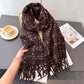 Winter Plaid Scarf with Lightweight Warm Fabric for Everyday Comfort 78.5¡Á26 Inches