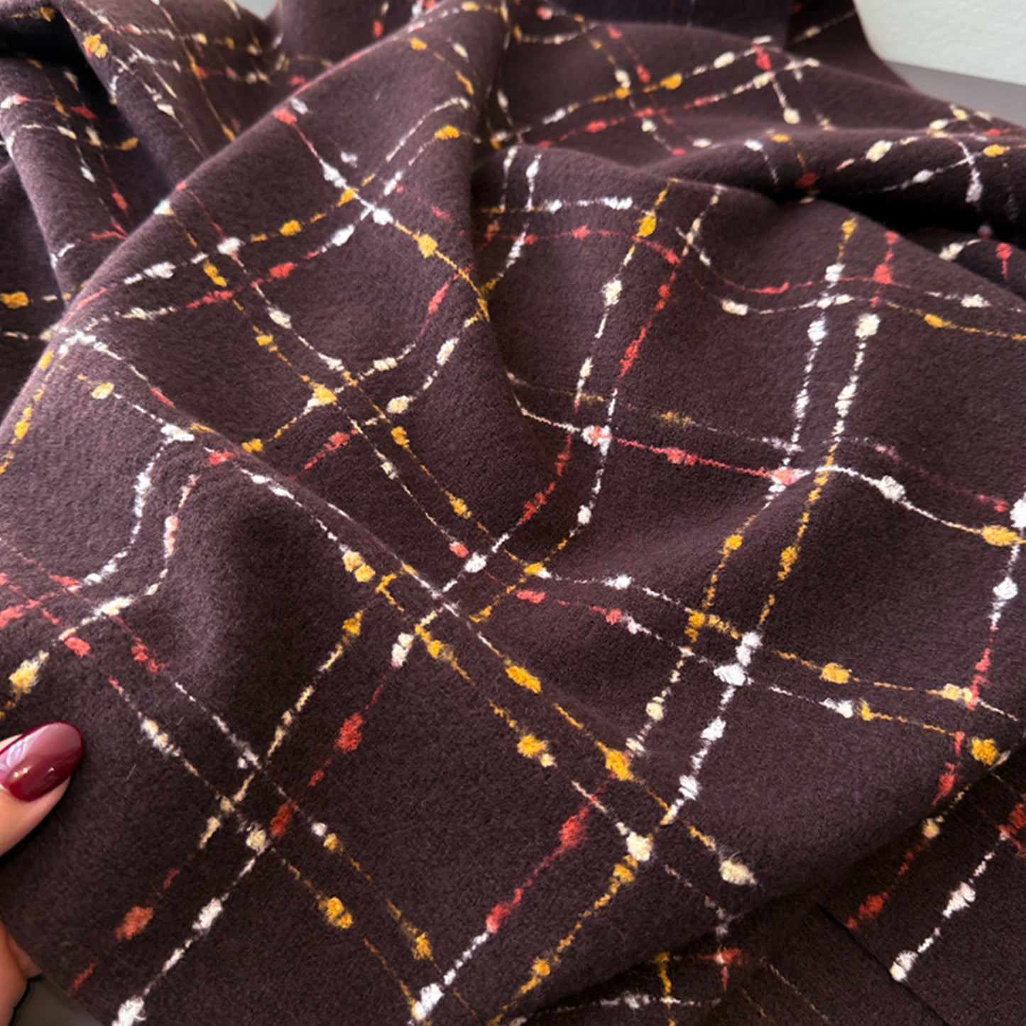 Winter Plaid Scarf with Lightweight Warm Fabric for Everyday Comfort 78.5¡Á26 Inches