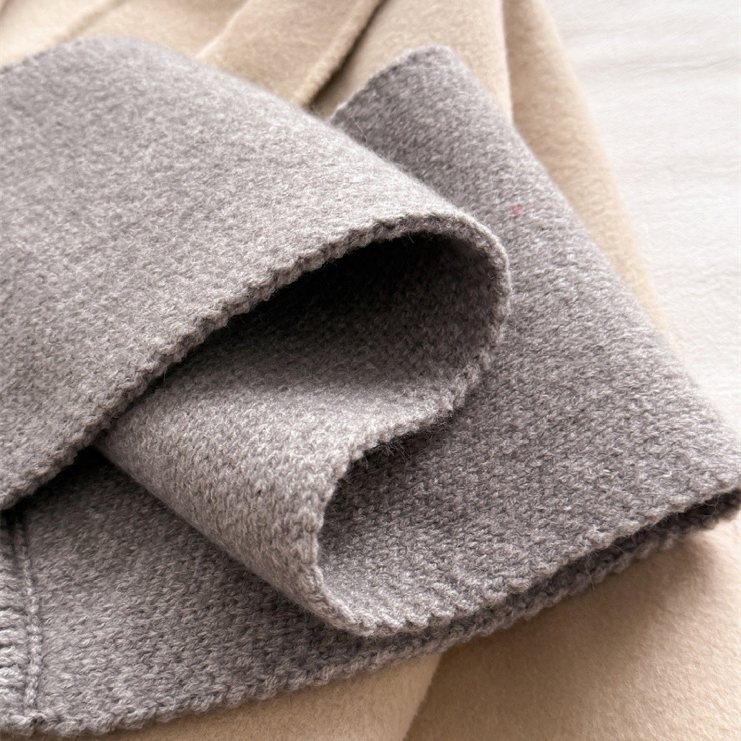 Soft Knit Scarf with Pull-Through Loop Design, Cozy Textured Fabric and Easy Draped Styling for Everyday Wear 29.5x7in