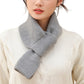 Soft Knit Scarf with Pull-Through Loop Design, Cozy Textured Fabric and Easy Draped Styling for Everyday Wear 29.5x7in