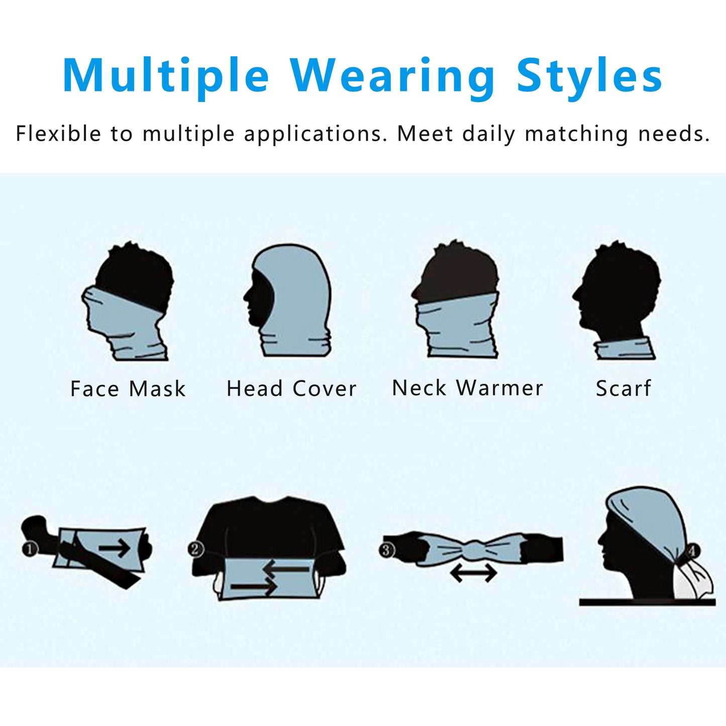 Winter Neck Warmer Gaiter Fleece Windproof Face Mask Neck Cover Cold Weather Outdoor Scarf for Men Women