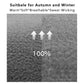 Winter Scarf Fleece Neck Warmer Solid Soft Windproof Lightweight Cold Weather Outdoor Gear for Women and Men