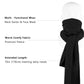 Winter Scarf Fleece Neck Warmer Solid Soft Windproof Lightweight Cold Weather Outdoor Gear for Women and Men