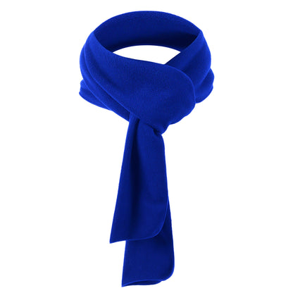 Winter Scarf Fleece Neck Warmer Solid Soft Windproof Lightweight Cold Weather Outdoor Gear for Women and Men