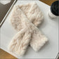 Soft Plush Faux Fur Scarf with Cozy Slip Through Design 31.5¡Á5 Inches