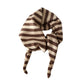 Striped Knit Scarf Lightweight Soft Stretch Fabric for Easy Styling 43.5¡Á15 Inches