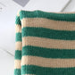 Striped Knit Scarf Lightweight Soft Stretch Fabric for Easy Styling 43.5¡Á15 Inches