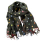 Reversible Polka Dot Scarf with Soft Fabric and Fringe Trim 78.5¡Á25.5 Inches