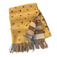 Reversible Polka Dot Scarf with Soft Fabric and Fringe Trim 78.5¡Á25.5 Inches