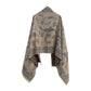 Soft Floral Bird Pattern Wrap Scarf with Elegant Border Design 74.8¡Á25.5 Inches