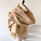 Floral Pattern Soft Jacquard Scarf with Twisted Fringe Trim 78.5¡Á25.5 Inches