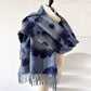 Floral Pattern Soft Jacquard Scarf with Twisted Fringe Trim 78.5¡Á25.5 Inches