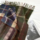 Plaid Pattern Soft Woven Winter Scarf with Cozy Texture 71¡Á24.8 Inches