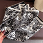 Floral Print Satin Square Scarf Lightweight Soft Neck Hair Accessory 27.5¡Á27.5 Inches