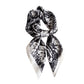 Floral Print Satin Square Scarf Lightweight Soft Neck Hair Accessory 27.5¡Á27.5 Inches