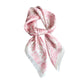 Floral Print Satin Square Scarf Lightweight Soft Neck Hair Accessory 27.5¡Á27.5 Inches