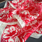 Floral Print Satin Square Scarf Lightweight Soft Neck Hair Accessory 27.5¡Á27.5 Inches