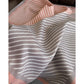 Striped Satin Square Scarf with Two-Panel Design and Smooth Lightweight Finish 26.7x26.7in