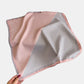 Striped Satin Square Scarf with Two-Panel Design and Smooth Lightweight Finish 26.7x26.7in