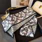 Paisley Print Satin Long Scarf with Smooth Finish and Narrow Profile Design 57x4.7in