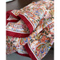 Paisley Print Satin Square Scarf with Smooth Finish and Neatly Rolled Edges 26.7x26.7in