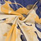 Womens Reversible Jacquard Knit Warm Scarf with Floral Pattern