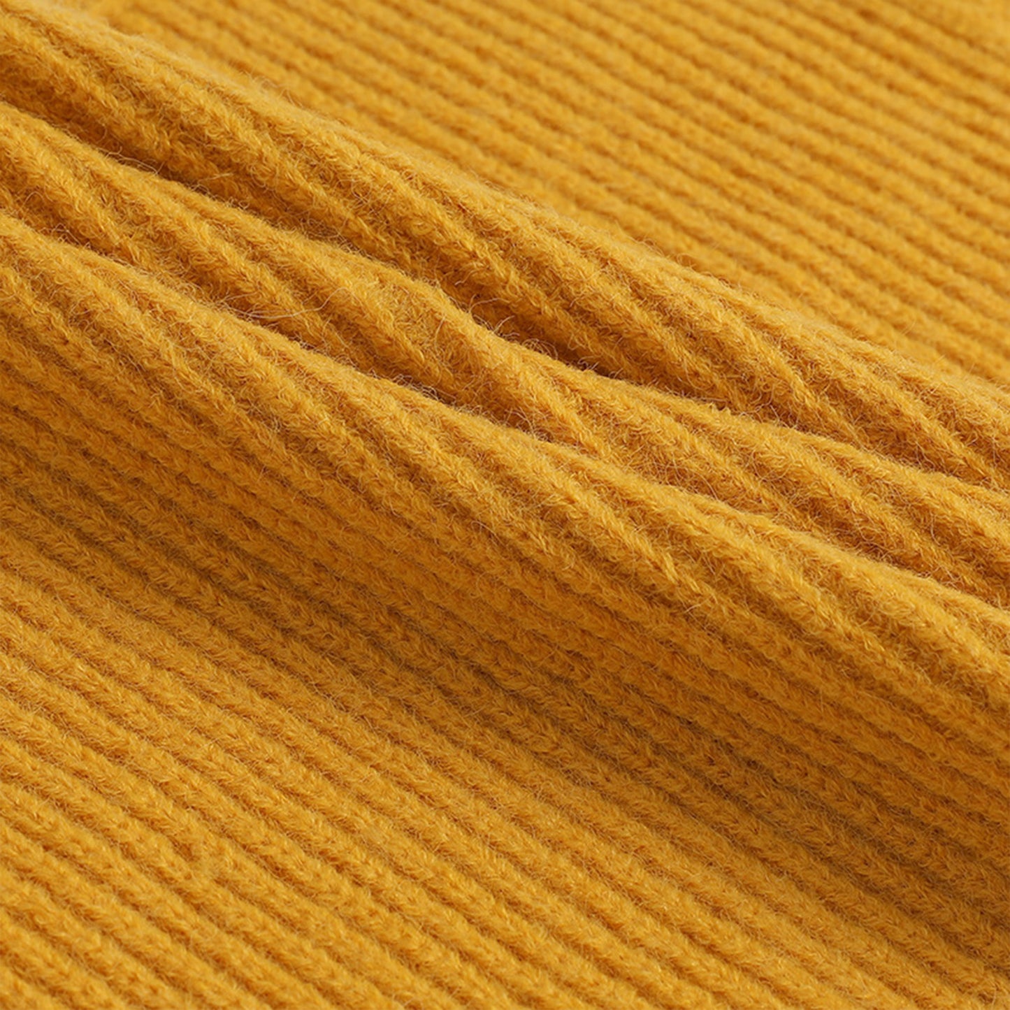 Solid Knit Button Neck Warmer Soft Stretch Winter Collar Scarf