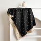 Heart Pattern Reversible Warm Valentine Scarf Soft Double Sided Winter Wrap