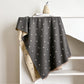 Heart Pattern Reversible Warm Valentine Scarf Soft Double Sided Winter Wrap