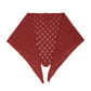 Womens Knitted Wool Triangle Scarf Soft Lightweight Layering Shawl 17.5¡Á51 Inches